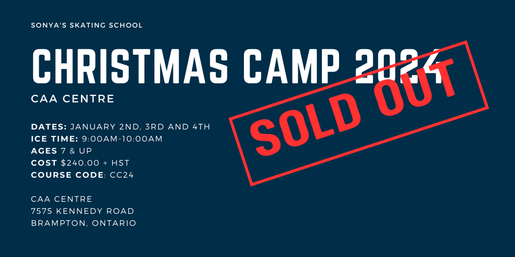 Christmas Camp 2024 Sold Out Sonya Skating School