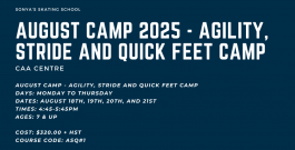 August Camp – Agility, Stride and Quick Feet Camp -2025